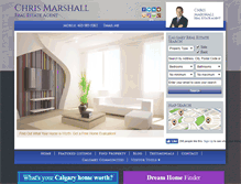 Tablet Screenshot of chrismarshallrealtor.com